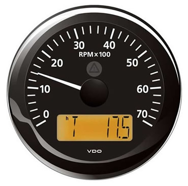 Marine Rev Counter 7000 RPM Gauge